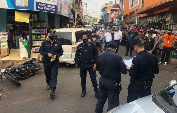 Motociclista muere en accidente en el Mercado de Abasto de CDE - ABC en el Este - ABC Color