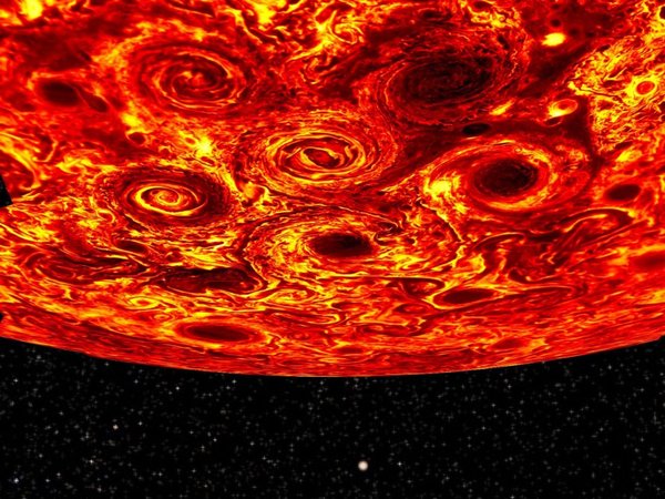 ¿Por qué se dan tormentas poligonales en Júpiter?