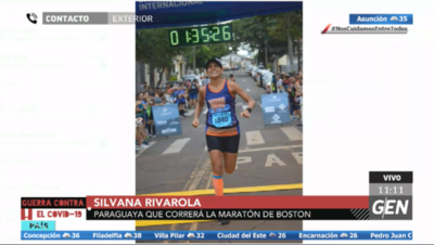 HOY / Silvana Rivarola, paraguaya participante de la maratón de Boston