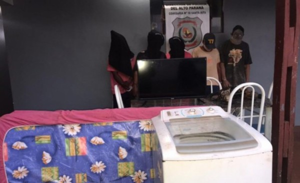 Cinco detenidos por seguidilla de hurtos domiciliarios en Santa Rita
