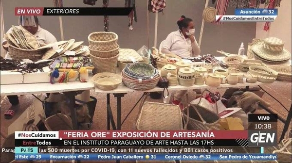 HOY / Se realiza la “Feria Ore”, con exposición de artesanía hasta las 17:00 horas