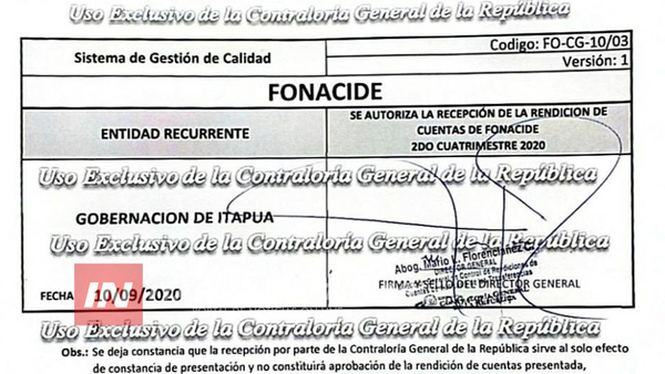 GOBERNACIÓN RINDIÓ CUENTAS DE FONACIDE Y ROYALTIES