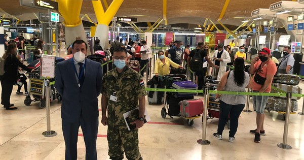 La Nación / COVID-19: 221 compatriotas varados en Europa regresaron desde España