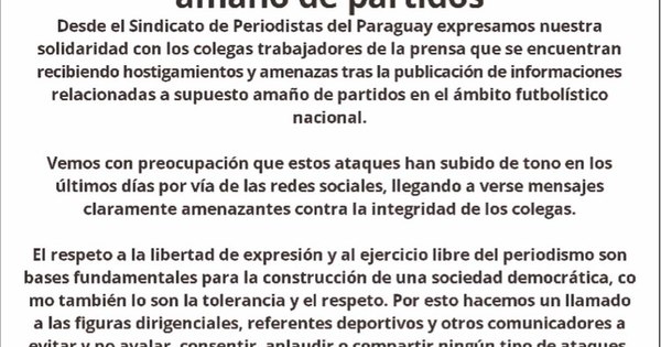 La Nación / SPP repudió ataque a periodista
