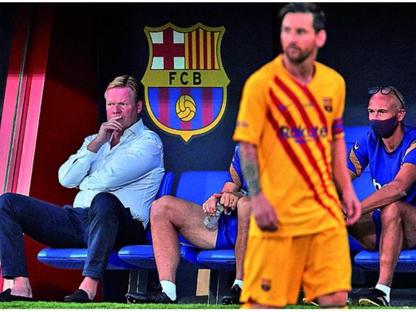 Koeman satisface; Messi, no