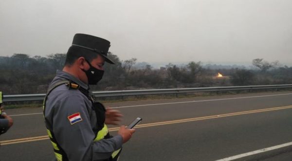 Inconsciencia provoca incendio de 100 hectáreas en San Bernardino