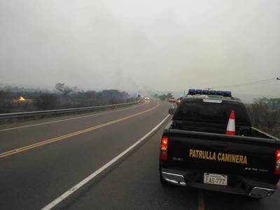 Inconsciencia provoca incendio de 100 hectáreas en San Bernardino - Noticiero Paraguay
