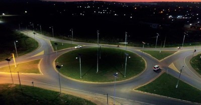 La Nación / Trabajos de iluminación en rutas registran 83% de avance