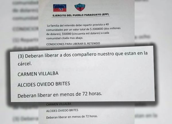 Venció plazo para exigencia incumplible del EPP sin que criminales den una sola señal - Nacionales - ABC Color