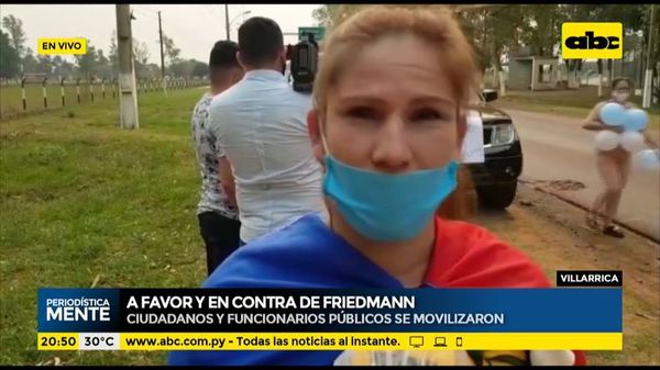 A favor y en contra de Friedmann en Guairá - Periodísticamente - ABC Color
