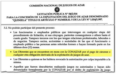 La Conajzar dejó pasar numerosas irregularidades de firma de Wasmosy - Nacionales - ABC Color