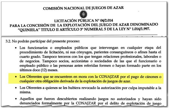 La Conajzar dejó pasar numerosas irregularidades de firma de Wasmosy - Nacionales - ABC Color
