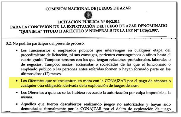 La Conajzar dejó pasar  numerosas irregularidades de firma de Wasmosy - Nacionales - ABC Color