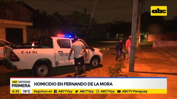 Homicidio en Fernando de la Mora, zona Sur - ABC Noticias - ABC Color