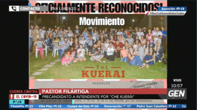 HOY / Pastor Filártiga, precandidato a intendente de San Lorenzo por el movimiento Che kuerái