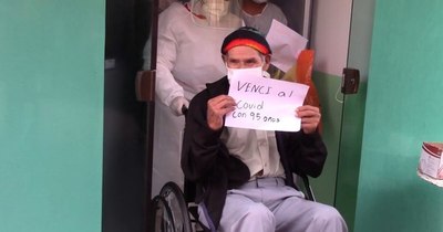 La Nación / Con 95 años y enfermedad pulmonar, venció al COVID-19 en Itapúa