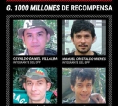 Gobierno dará recompensa por miembros del EPP  - Paraguay.com