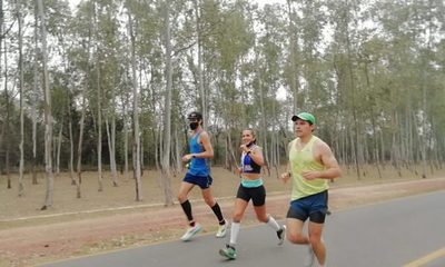 Paraguayos corrieron Maratón de Boston, desde Ñu Guasú