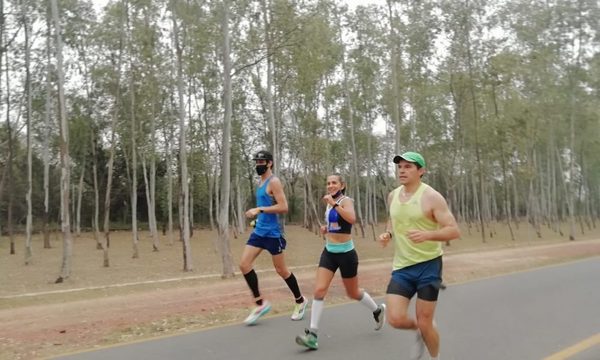Paraguayos corrieron Maratón de Boston, desde Ñu Guasú