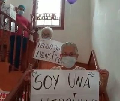 Adultos mayores vencen al Covid- 19