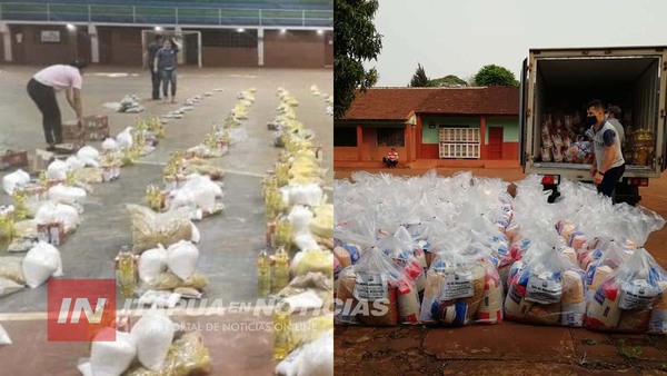 MUNICIPALIDAD DE CAP. MIRANDA SUMA 7.000 KITS DE ALIMENTOS DISTRIBUIDOS