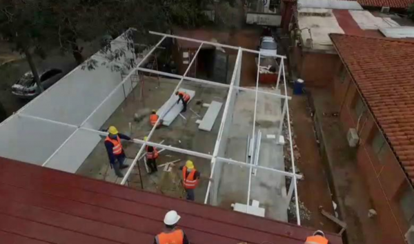 HOY / Pabellones modulares están en fase avanzada de construcción