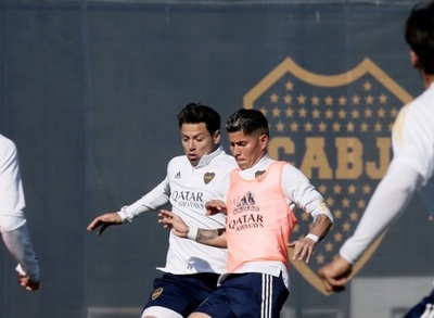 Zeballos e Irrazábal saltan al saber que "positivos" de Boca vendrán