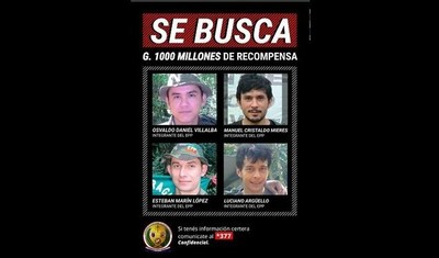 Recompensa de G 1.000 millones por cabecillas del grupo criminal norteño - ADN Paraguayo