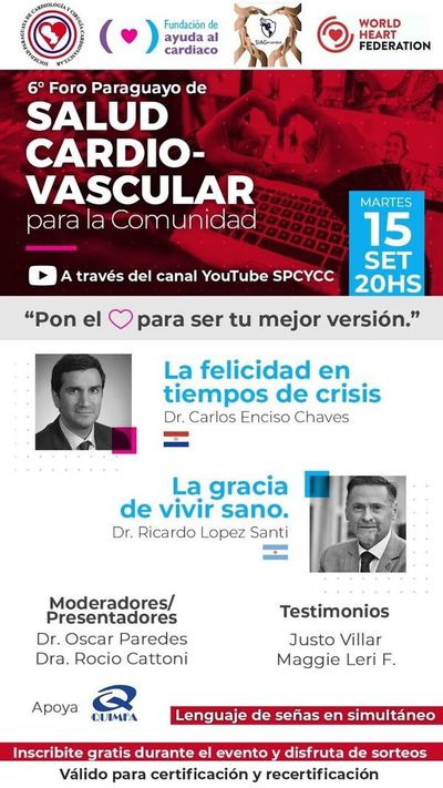 Foro Paraguayo de Salud Cardiovascular, para la comunidad - Empresariales - ABC Color