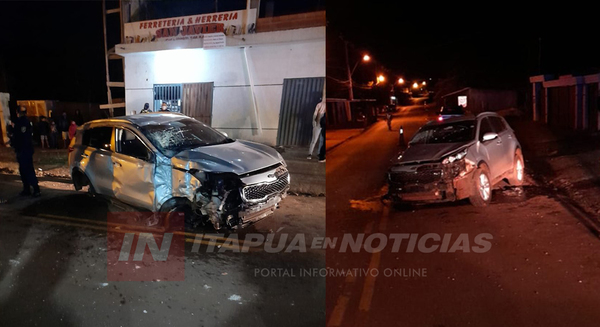 ACCIDENTE EN SAN ISIDRO: PERDIÓ EL CONTROL Y QUEDÓ CON DAÑOS MATERIALES.