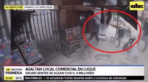 Delincuentes se llevan millones de local de tragamonedas