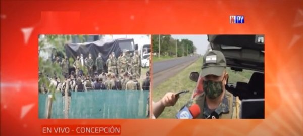 Llegan refuerzo militar y policial en el Norte | Noticias Paraguay
