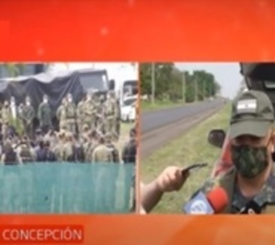 Refuerzan presencia militar y policial en el Norte - Paraguay.com