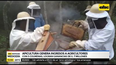 Apicultura genera ingresos a agricultores de Caaguazú - ABC Noticias - ABC Color