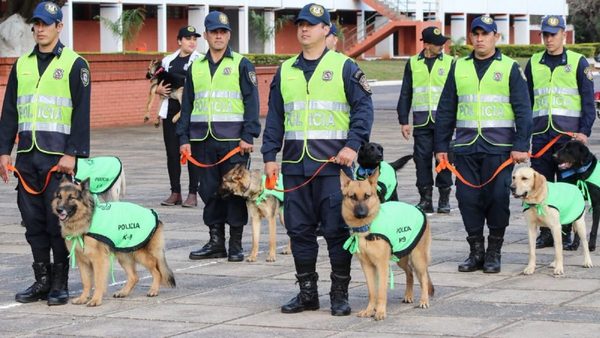 El coraje de los uniformados de cuatro patas