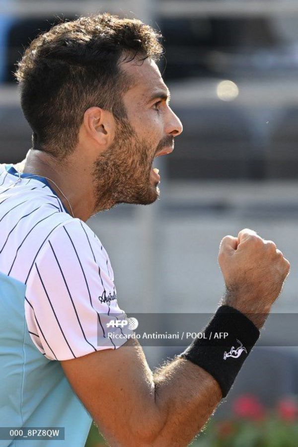 Wawrinka eliminado por un joven italiano en Roma - Tenis - ABC Color
