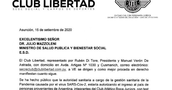 La Nación / Libertad advierte denuncia al Ministerio de Salud