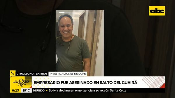 Empresario asesinado fue hallado con las manos esposadas y varias heridas de bala - ABC Noticias - ABC Color