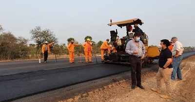 La Nación / Casi 30% de ejecución tiene obra de la Transchaco, la primera carretera digital
