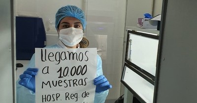 La Nación / COVID-19: laboratorio de Coronel Oviedo llega a 10.000 muestras