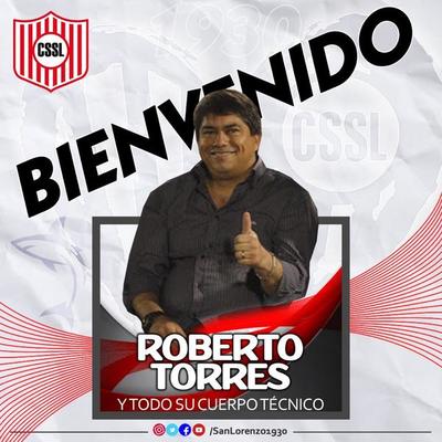 Roberto Torres asumirá en San Lorenzo