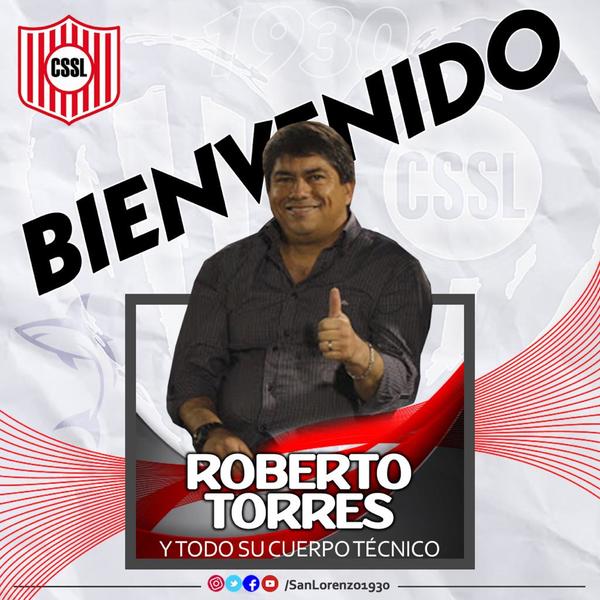 Roberto Torres asumirá en San Lorenzo