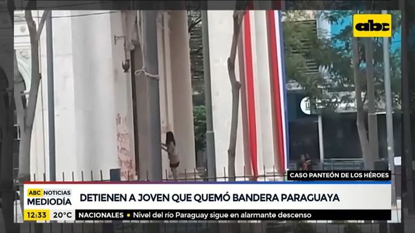 Se entregó una joven imputada por actos vandálicos en el Panteón - ABC Noticias - ABC Color