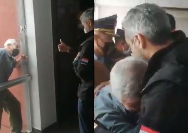 Lo hizo otra vez: Taxista amenazó con saltar del cuarto piso de la Fiscalía, pero Marito salió "al rescate" - Megacadena — Últimas Noticias de Paraguay