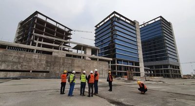 Nuevo complejo ministerial con avance de 72%