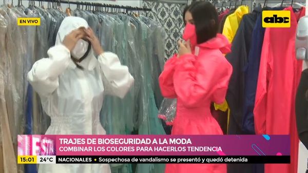 Trajes de bioseguridad a la moda - Ensiestados - ABC Color