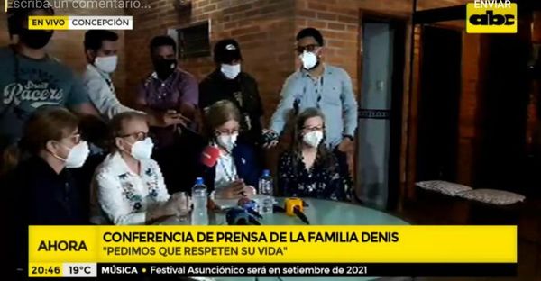 “Hemos cumplido”, dice familia Denis y pide liberación ya por “cuestiones humanitarias” - Nacionales - ABC Color