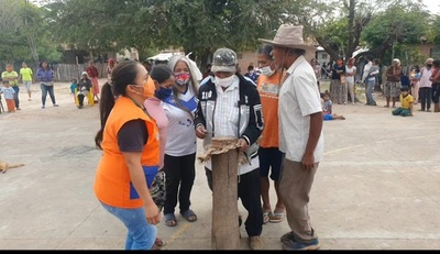 Indígenas piden libertad de Denis con un acto ancestral