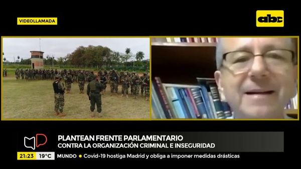 Plantean Frente Parlamentario contra Organización Criminal - Mesa de Periodistas - ABC Color
