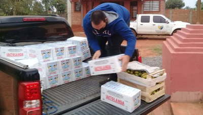 Escuelas de Coronel Oviedo reciben merienda escolar - Noticiero Paraguay